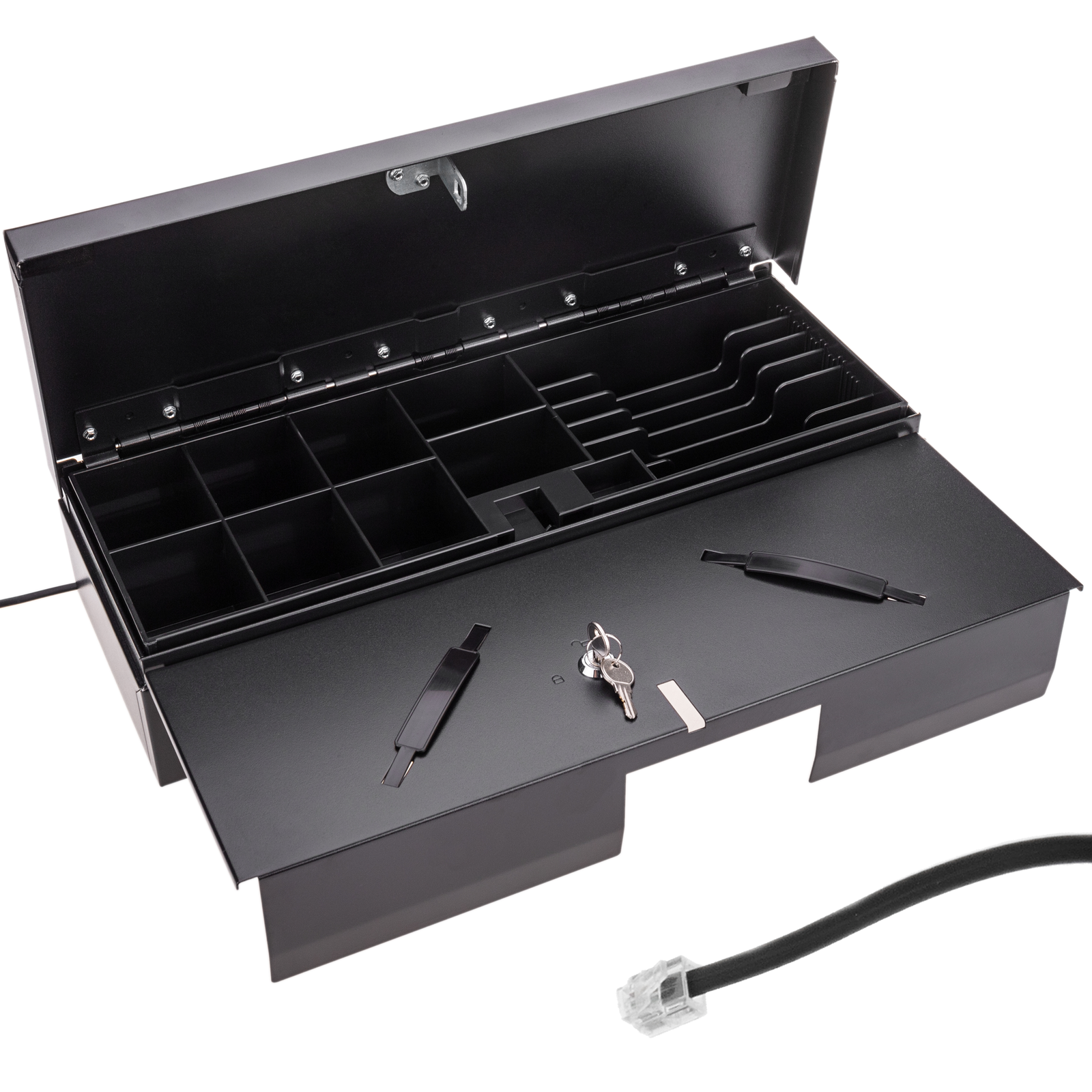 Electronic Heavy-Duty Cash Drawer (RJ11 Auto-Kick)